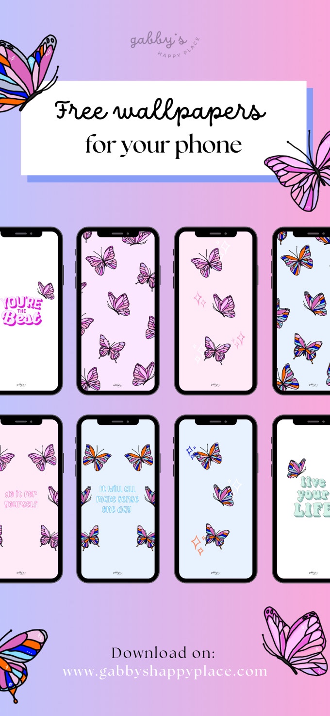 Butterfly wallpapers for your phone.