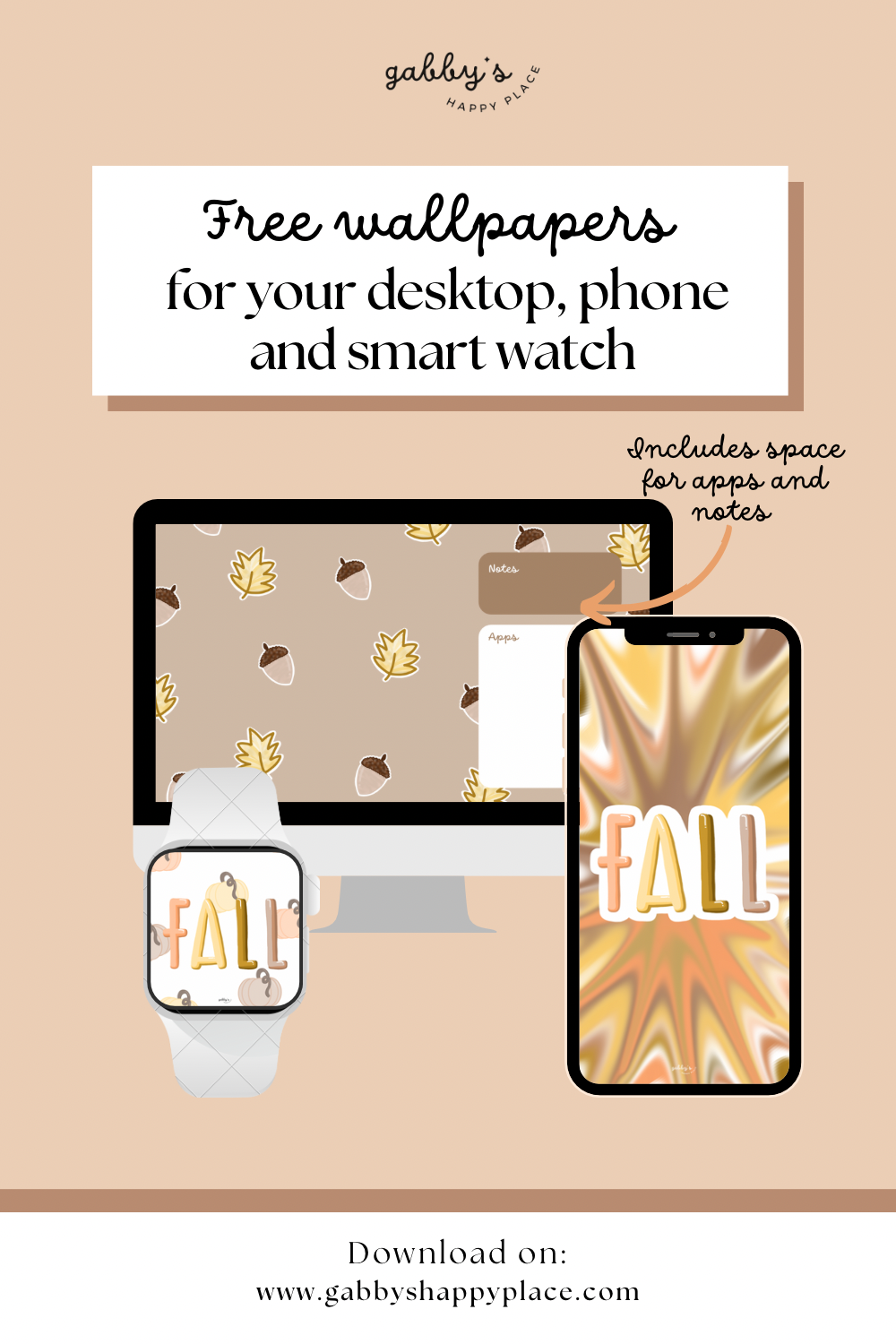 Fall wallpapers (Phone + Computer + Smartwatch).