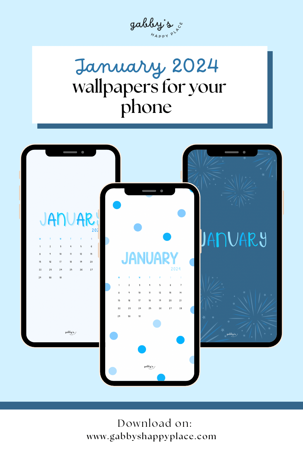 January 2024 Calendar Wallpapers.