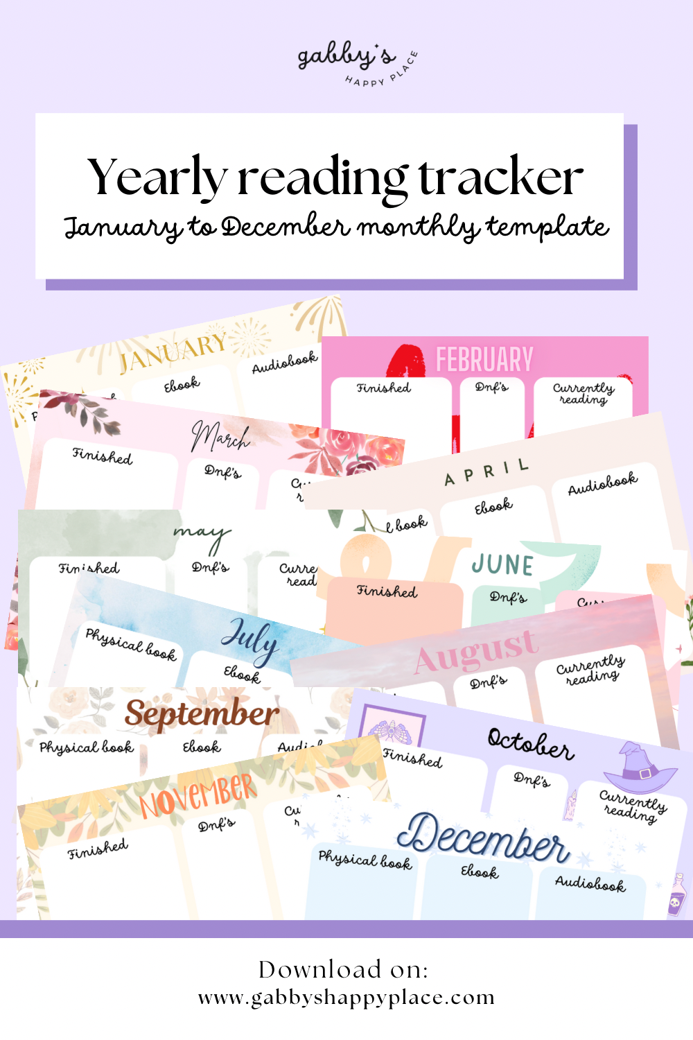 Yearly Reading Tracker