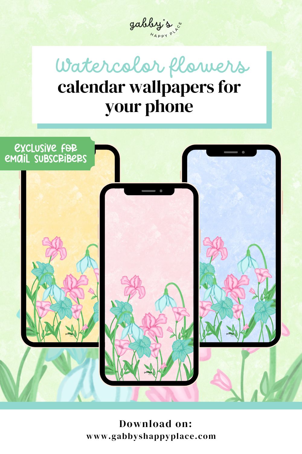 Watercolor Flower Wallpapers