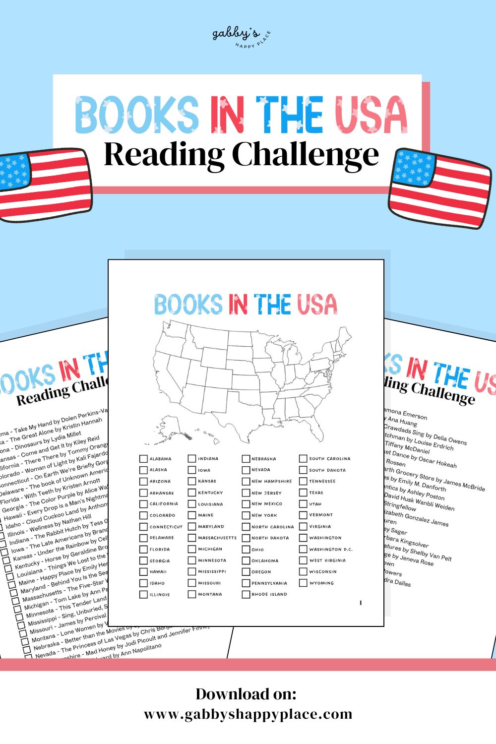 Books in the USA Printable