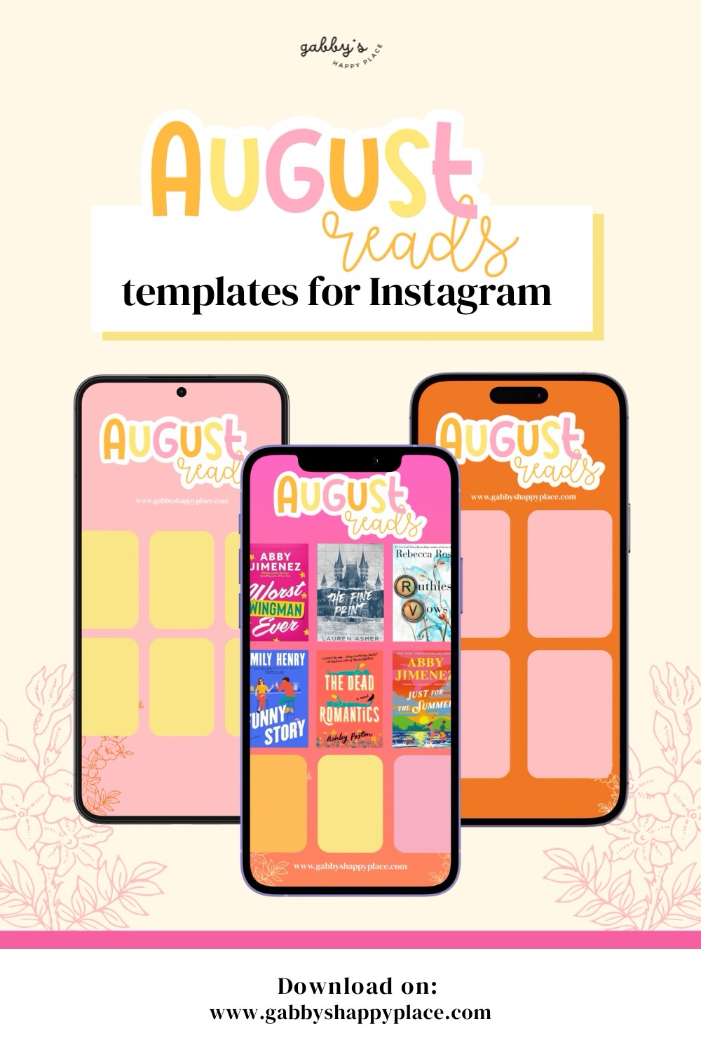 August Reads Templates